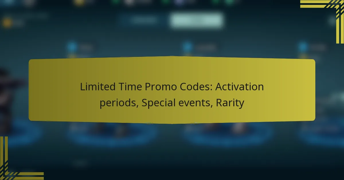 Limited Time Promo Codes - Maximize Savings with Special Events and Rarity